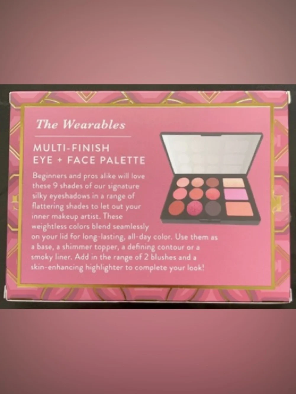 NIB LAURA GELLER Wearables Purely Natural Eyeshadow, highlighter, blush Palette